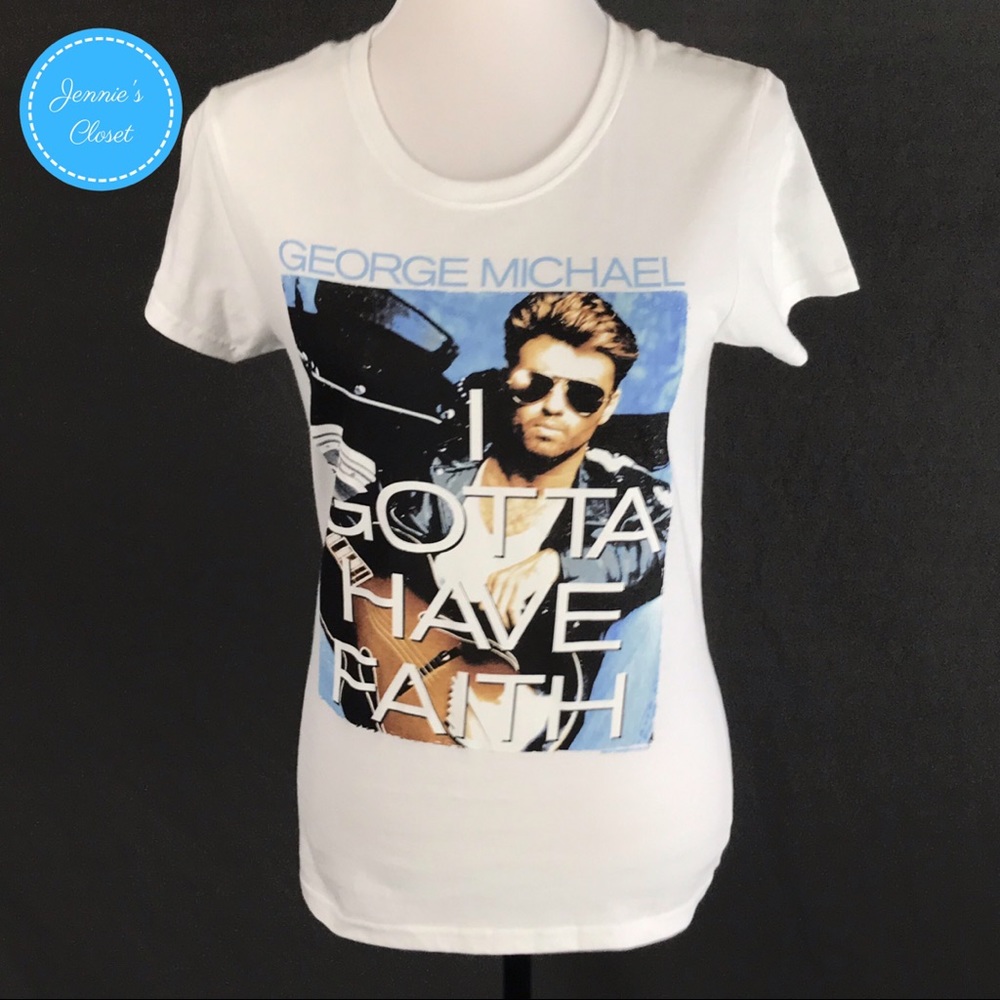 George Michael I Gotta Have Faith Graphic Tee  S